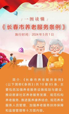 一圖讀懂《長(zhǎng)春市養(yǎng)老服務(wù)條例》 健康咨詢服務(wù)成重點(diǎn)